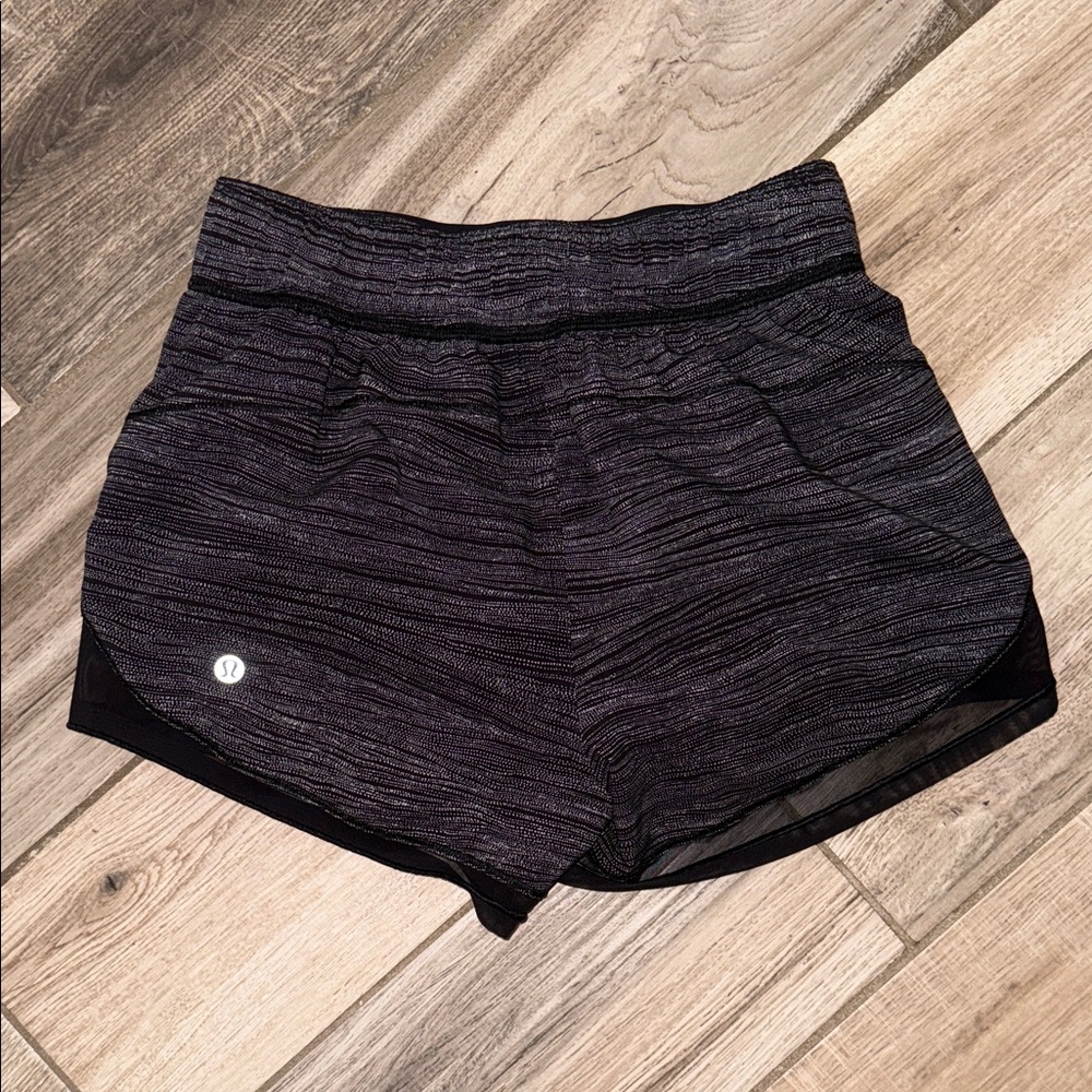 lululemon athletica Charcoal Gray and black Athletic Shorts 2